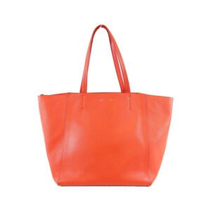 Celine Cabas Phantom Bag Orange Red